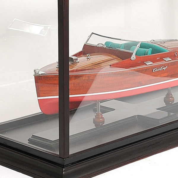 Homeroots 14" X 37.5" X 15" Display Case For Speed Boat   364367
