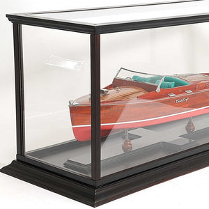 Homeroots 14" X 37.5" X 15" Display Case For Speed Boat   364367