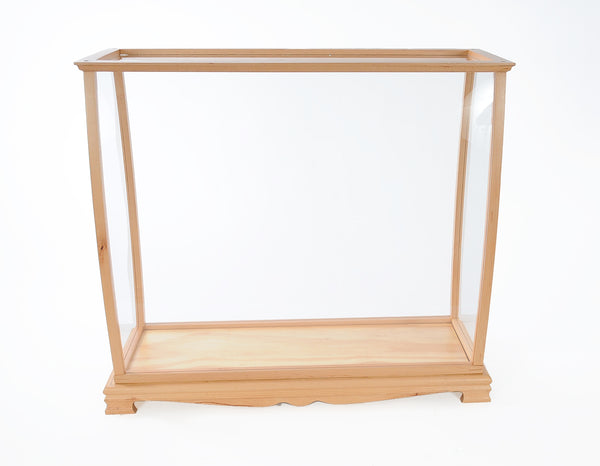 Homeroots 13" X 36" X 31.5" Display Case For Midsize Tall Ship Clear Finish   364368