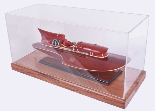 HomeRoots 28" Elegant Wood & Glass Display Stand – Stylish Storage Solution for Collectibles & Decor Items 364371