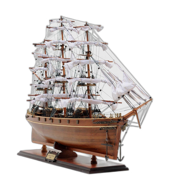 Homeroots 12" X 34" X 27.5" Cutty Sark  Solid Wood 364382