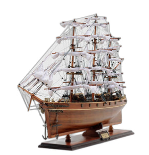 Homeroots 12" X 34" X 27.5" Cutty Sark  Solid Wood 364382