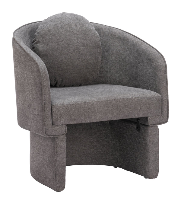 Olya Accent Chair Truffle Gray 110014 Zuo Modern