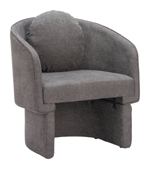 Olya Accent Chair Truffle Gray 110014 Zuo Modern