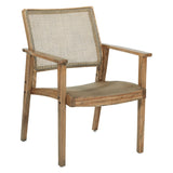 OSP Home Furnishings Lavine Cane Armchair Rustic Natural