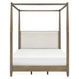 Madison Park Baylor Transitional Canopy Bed Queen MP115-1240 Brown