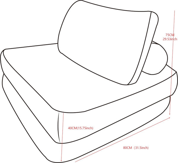 English Elm 70.8"corduroy Fabric Oversized Bean Bag Couch Plush Ergonomic Lounger for Dorm or Bedroom Yellow W3975P440929