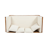 Christopher Knight Home® - Noble House - Serene Outdoor Acacia Wood Expandable Daybed with Water Resistant Cushions