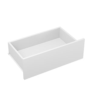 English Elm 8 Drawer Tall Chest Slim Particleboard Build Smooth Gliding Storage for Bedroom Closet White W409S00030