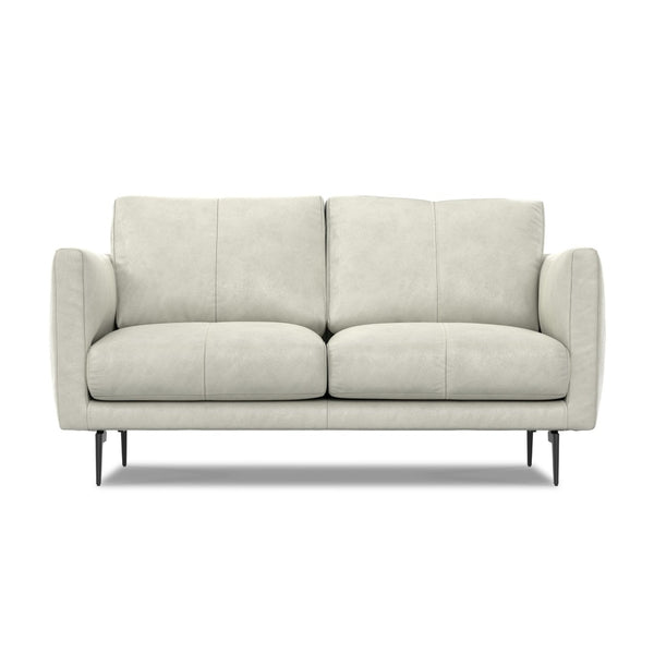 English Elm Stevens 60 Inch Loveseat - Luxurious Eco-Friendly Leather Seating For Compact Spaces, Easy Care B136P364285-GIGA