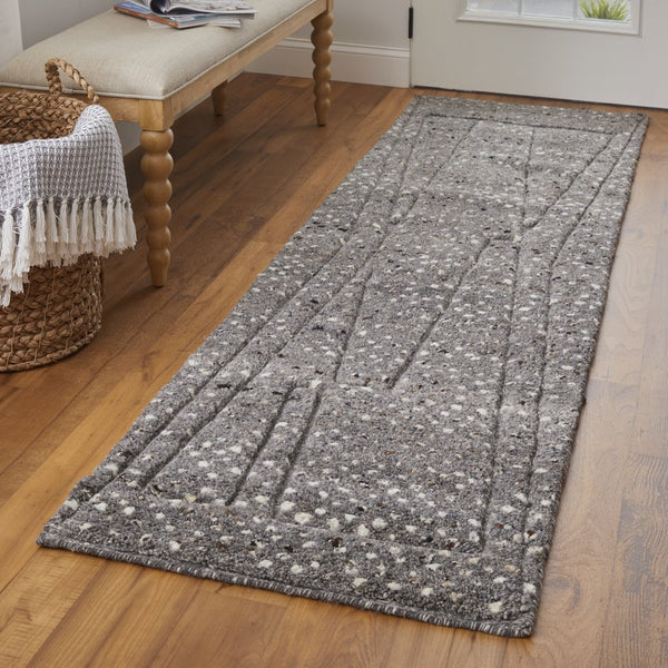 Feizy Rugs Dering Hand Knotted Wool Area Rug - Durable, Stain Resistant, Contemporary Design For High-traffic Areas Gray,Tan,Taupe Wool T27t6042chl000i6a