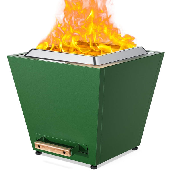 English Elm Cyberpit 20-Inch Smokeless Fire Pit - Portable Outdoor Bonfire With Easy Ash Cleanup & Carry Handles W944P272682