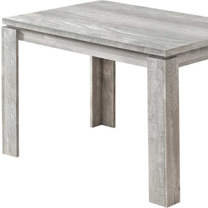 HomeRoots 47" Gray Dining Table – Modern Style for Four, Durable Design, Ideal for Compact Spaces & Entertaining 366055