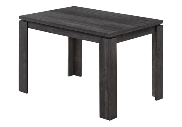 HomeRoots 47" Black Dining Table - Elegant Rectangular Design for 4, Durable Wood, Easy Maintenance & Stylish Finish 366057