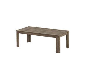Homeroots Set Of Three 44" Taupe Coffee Table   366077
