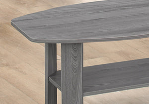 HomeRoots Set of Three 36" Gray Coffee Tables with Shelf – Stylish, Durable, and Perfect for Modern Living Rooms! 366080