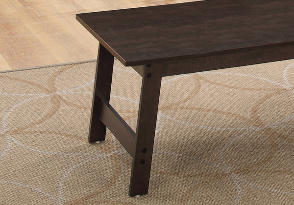 HomeRoots Set of Three 36" Espresso Coffee Tables – Stylish Nesting Tables for Modern Living Spaces & Décor 366083