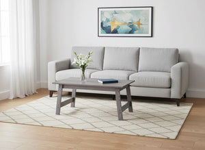 HomeRoots Set of Three 36" Gray Coffee Table - Modern Design, Durable, and Perfect for Your Living Room Style! 366085