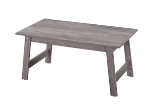Homeroots Set Of Three 36" Gray Coffee Table   366085