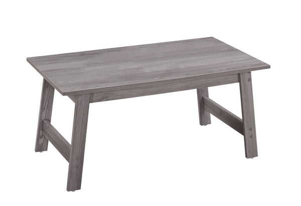 Homeroots Set Of Three 36" Gray Coffee Table   366085