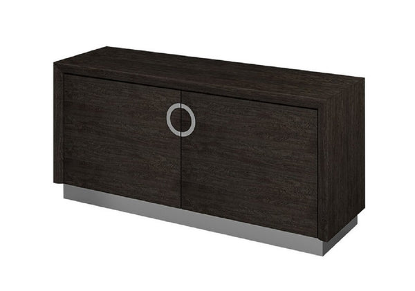 Homeroots 72" Gray Buffet Table With Two Doors   366218