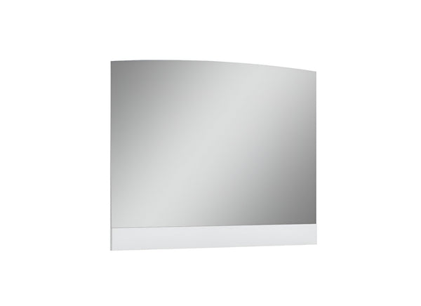 Homeroots 45"  White Partial Frame Dresser Mirror  Mdf 366259