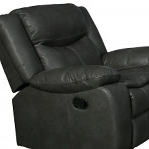 Homeroots Three Piece Indoor Gray Microsuede Five Person Seating Set Grey  366303