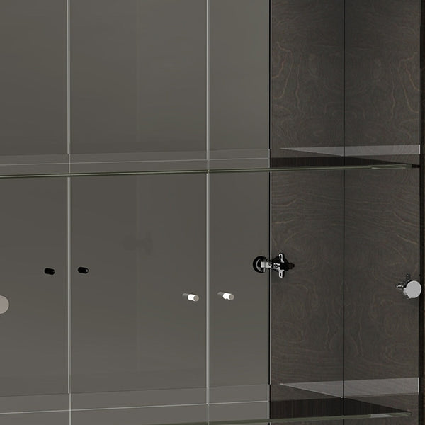 Homeroots 41" Silver And Gray Brown Accent Cabinet With One Drawer  Manufactured Wood 366366