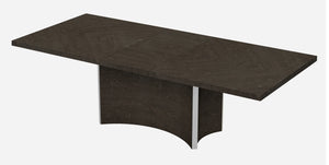 Homeroots Seven Piece Gray Solid Wood Dining Set With Six Chairs  Solid Wood,Faux Leather 366370