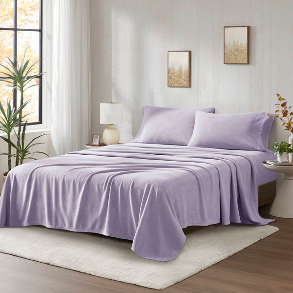JLA Home True North by Sleep Philosophy - Sheet Micro Fleece Sheet Set — Ultra-Soft, OEKO-TEX Certified, Warm, Breathable, Pilling-Resistant Comfort SHET20-794