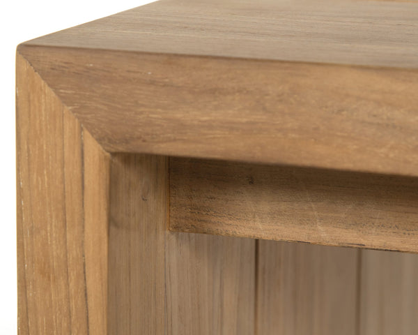 Sunpan Viga Coffee Table - Elegant Teak Wood Design for Modern Outdoor Spaces, Durable and Stylish Solution Natural