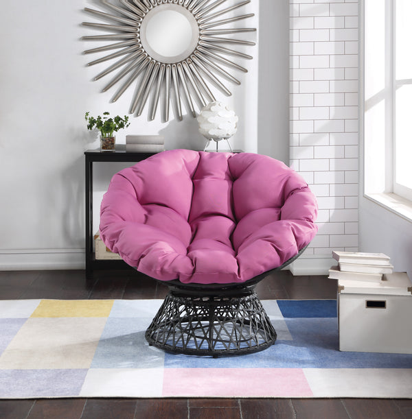 OSP Home Furnishings Papasan Chair Purple