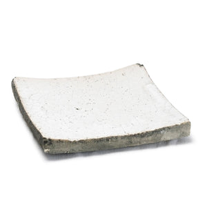 Partially Glazed Off-White Dish (3672S A25) Zentique