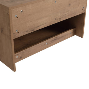 English Elm 30" Bathroom Vanity With Integrated Sink, Soft-Close Doors, & Modern Floating Design For Minimalist Space W999S00397