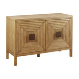 Madison Park Paige Modern/Contemporary 2-Door Accent Cabinet with Adjustable Shelves MP130-1207 Natural