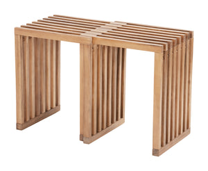 Zuo Modern Riviera Extendable Bench Set Of 2 - Stylish Acacia Wood Design For Outdoor And Indoor Living Spaces Natural Solid Acacia Wood 704155-zuo-modern