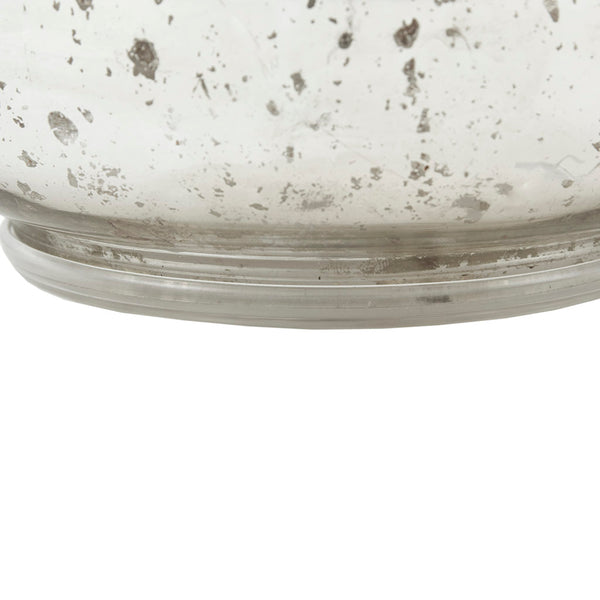 JLA Home 510 Design - Metallic Dual-Tone Glass Table Lamp with White Drum Shade, Silver & Gold Accent for Modern Rooms 5DS153-0017