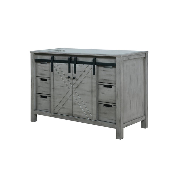 English Elm Ash Grey Bath Vanity 48" W X 22" D – Contemporary Design With Soft-Close Drawers & Ample Storage Space B2731P260991