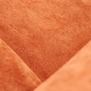 English Elm Wide Chenille Accent Chair Oversized Cozy Seat for Bedroom Living or Studio Spaces Orange W5385P433251