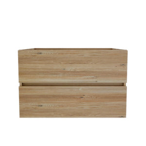 English Elm Grace Wall Mounted Oak Veneer Floating Vanity with Soft Close Drawers for Modern Bath W1865P352852