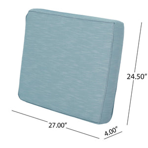 English Elm Christopher Knight Home® - ANTIBES Plush Outdoor Club Chair Cushions Set - Ergonomic Back & Seat Support, Water-Resistant Fabric Teal N775P270382T