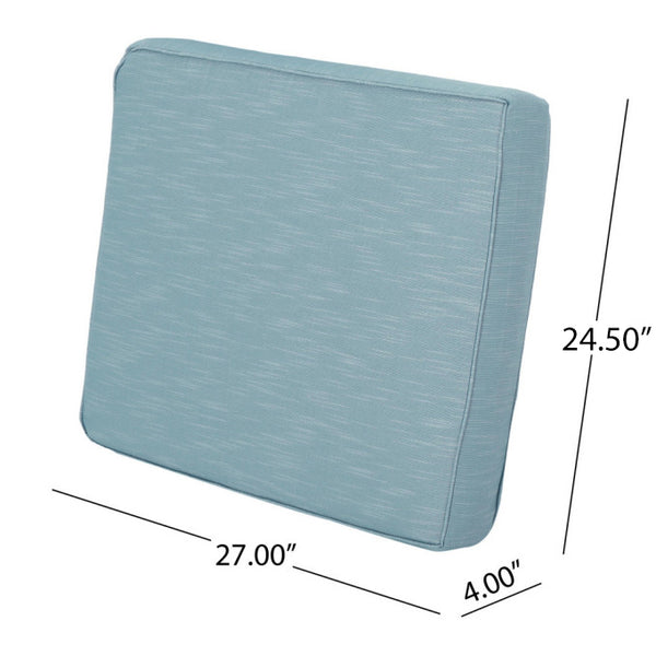 English Elm Christopher Knight Home® - ANTIBES Plush Outdoor Club Chair Cushions Set - Ergonomic Back & Seat Support, Water-Resistant Fabric Teal N775P270382T