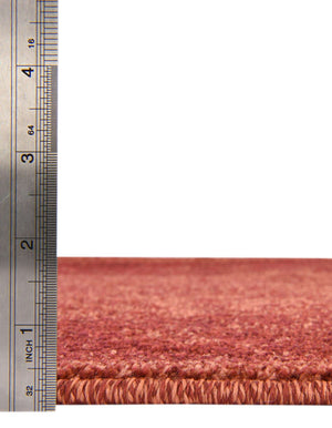 Unique Loom La Jolla Floral Machine Made Floral Rug Rust Red, Rust Red 9' 10" x 9' 10"