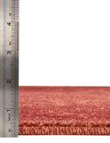 Unique Loom La Jolla Floral Machine Made Floral Rug Rust Red, Rust Red 9' 10" x 9' 10"