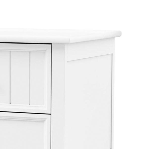 English Elm Syracuse Dark Walnut Nightstand with Antique Brass Hardware for Classic Bedrooms B056P417054