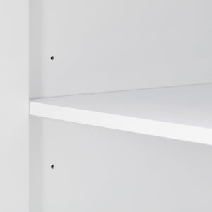 English Elm K&K Fluted Kitchen Island with Extendable Dining Table, Art Deco Mid-Century Design, Built-In Power Hub, Gold Handle White N707S000018W