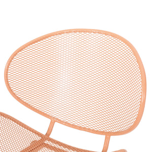 English Elm Christopher Knight Home® - ELBA Modern Iron Dining Chair with Slim Profile and Comfortable Seat — Durable, Stylish Accent Seating Orange 65203.00ORG