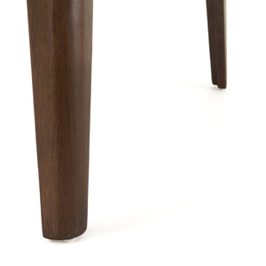 English Elm [video] Mid-century Rubberwood Dining Table Walnut Finish Splayed Legs Seats Four N759P371097T