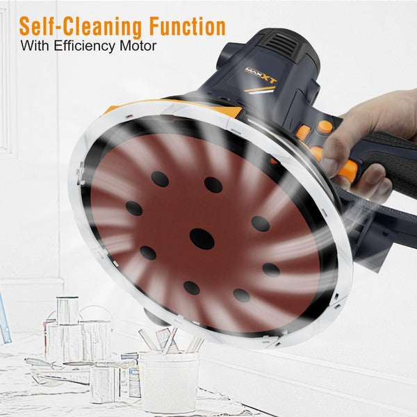 English Elm Handheld Drywall Sander 810w with Led Light Self Dust Extraction Variable Speed T3177P305033