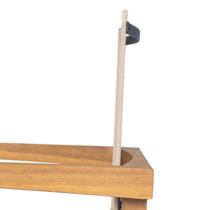 English Elm Christopher Knight Home® - BELFAST Teak Frame Outdoor Dining Chairs Set of 2 — Beige Mesh Comfort, Durable Weather-Resistant Design N762P240699A